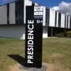 Totem publicitaire extérieur monobloc plat