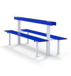 Banc de vestiaire double sur-mesure