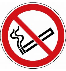 Pictogramme interdiction de fumer NF EN ISO