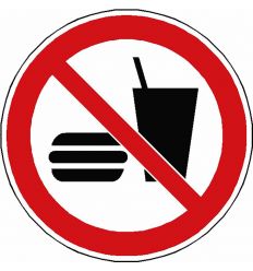 Pictogramme Interdiction de manger