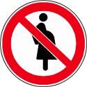 Pictogramme Interdit femme enceinte - P042