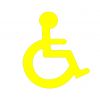 Handicapé jaune