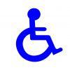 Handicapé bleu