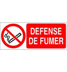 Panneau Défense de fumer avec pictogramme