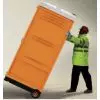 Chariot de transport pour toilettes de chantier