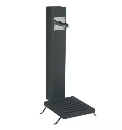 Fontaine Urbaine avec grille 1 robinet + grille fonte