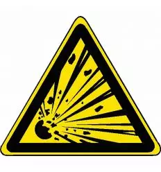 Pictogramme Danger explosif - W002