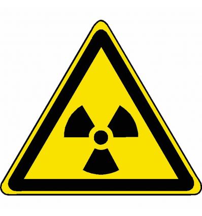 Pictogramme danger radiation