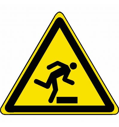 Panneau Trébuchement - W007