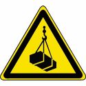 Photo : Pictogramme Charge suspendue - W015 Autocollant - △ 80 mm