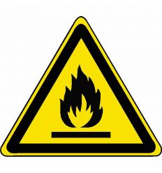 Pictogramme danger inflammable 