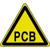 Panneau triangulaire avec PCB en toutes lettres
