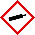 Photo : Pictogramme Gaz sous pression - SGH04 20 étiquettes - 75 x 75 mm
