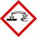 Photo : Pictogramme Produit corrosif - SGH05 20 étiquettes - 75 x 75 mm