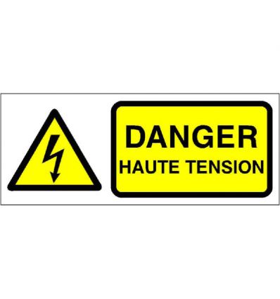 Panneau danger haute tension