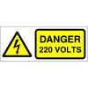 Panneau danger 220 volts