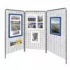 Grilles d’exposition en métal