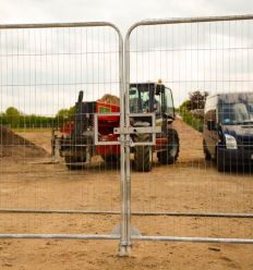 Portail Provisoire de Chantier modèle économique - Zoom sur le loquet