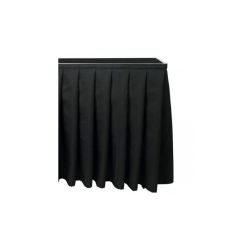 Jupe de scène pour praticable ondulée
