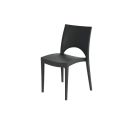 Photo : Chaise monobloc empilable Noir