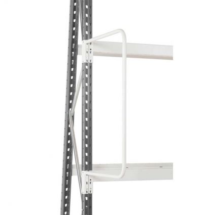 Séparateur arceau - extrémité gauche pour rayonnage cantilever vertical