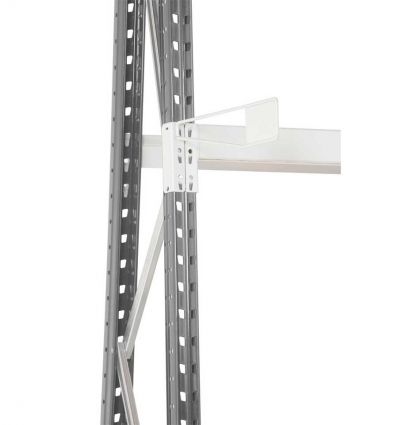 Séparateur porte étiquette - extrémité gauche - rayonnage cantilever vertical