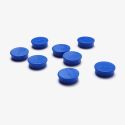 Photo : Lot de 8 aimants pour tableau magnétique Bleu - 20 mm