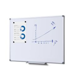 Tableau blanc magnétique 90 x 60 cm