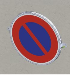 Équerre pour fixation murale de panneau de signalisation routière