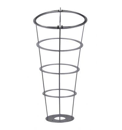 Poubelle de ville ville Vigipirate gris metal