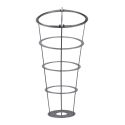 Photo : Corbeille Vigipirate en acier sur pied Gris métal RAL 9006 - Classique