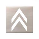 Photo : Pochoir Chevron 600 x 400 mm - PVC souple 0.2 mm