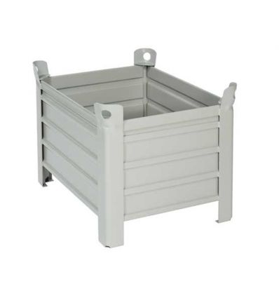 Caisse palette métallique 835 x 635 x 600 mm porte fermée