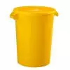 Conteneur alimentaire avec couvercle jaune