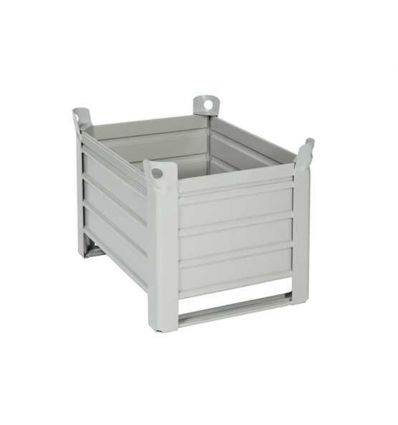 Caisse palette métallique sur semelles 835 x 635 x 600 mm