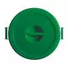 Conteneur plastique vert avec couvercle