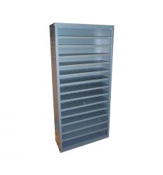 Armoire 13 tablettes vide sans portes