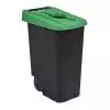 Poubelle de tri 85L -  Couvercle calibré vert