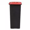 Conteneur de tri 85L -  Couvercle calibré rouge