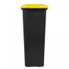 Conteneur de tri 110L -  Couvercle calibré jaune