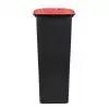 Conteneur de tri 110L -  Couvercle calibré rouge