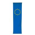 Photo : Oriflamme drapeau européen 40 x 120 cm - Sans - Droite - Maille 115 g