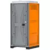 Toilette de chantier orange