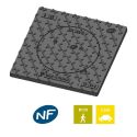 Photo : Regard de trottoir 70 x 70 en fonte B125