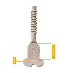 Mesure croisillon 1 mm