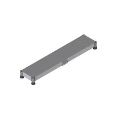 Marchepied plateforme en aluminium 1,50 x 0,30 m