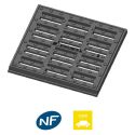 Photo : Grille plate en fonte pour regard C250 300 x 300 mm