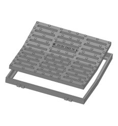 Grille avaloir concave en fonte