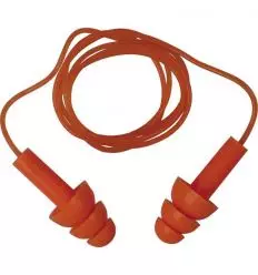 Bouchons d'oreilles réutilisables avec cordon 32 dB Delta Plus