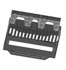 Avaloir en fonte avec grille profil A